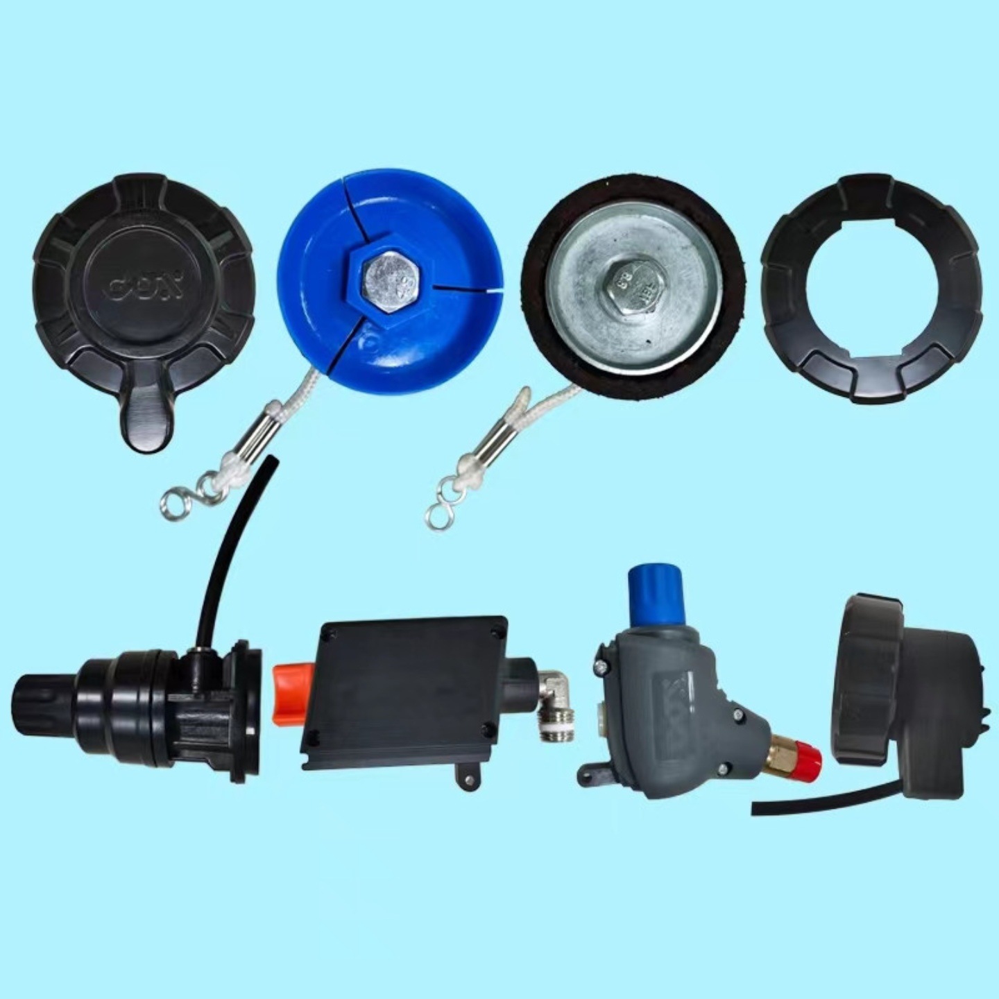 英国COX气动胶枪配件活塞手柄前盖调节阀消音器Airflow1 2 3型