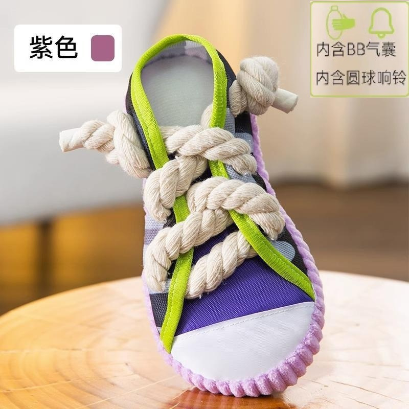 Juguetes transfronterizos para mascotas, zapatillas para morder, juguetes para perros, zapatos para moler, cuerda de algodón para mascotas, moler, juguetes resistentes a morder