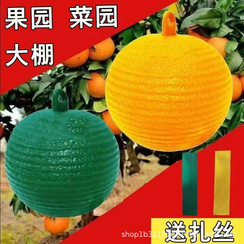 Orchard Citrus Fly Trap Balls, Fruit Flies, Wasps, Large and Small Flies, Sticky Insect Balls, Fruit Fly Traps, Fruit Tree Protection, Fruit and Vegetable Protection