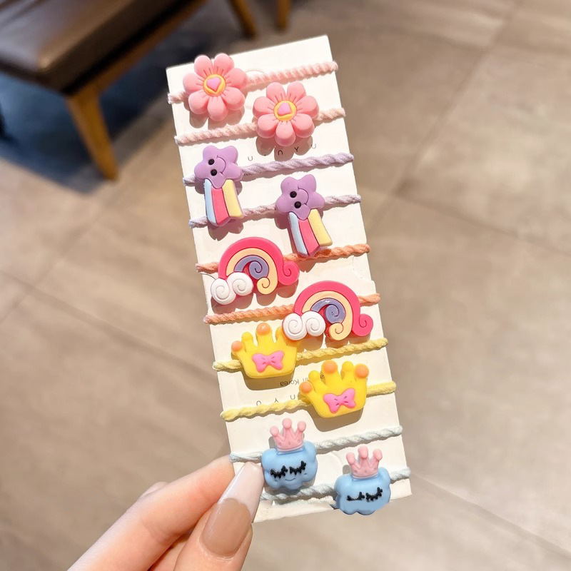 Anillo de pelo de pulgar bebé no daña cabello pequeño toque de cabello para niños correa de goma para niñas cuerdas de cabello para bebés cuerdas de cabeza de alta elasticidad