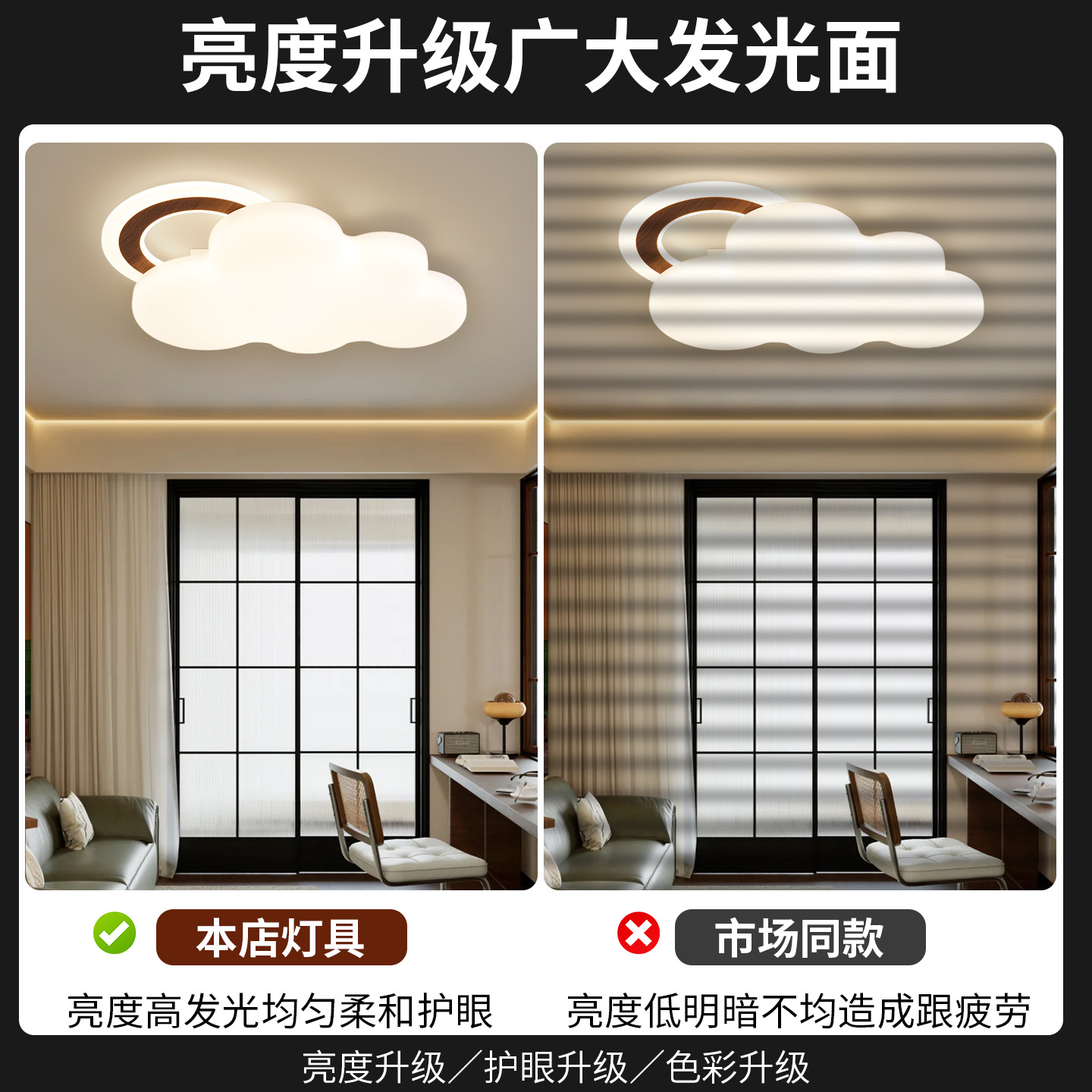 lámpara de techo del dormitorio lámpara de habitación 2026 nueva lámpara de protección de ojos de la habitación de niños estilo medieval lámpara de cama principal lámpara de montaña luminaria 357L