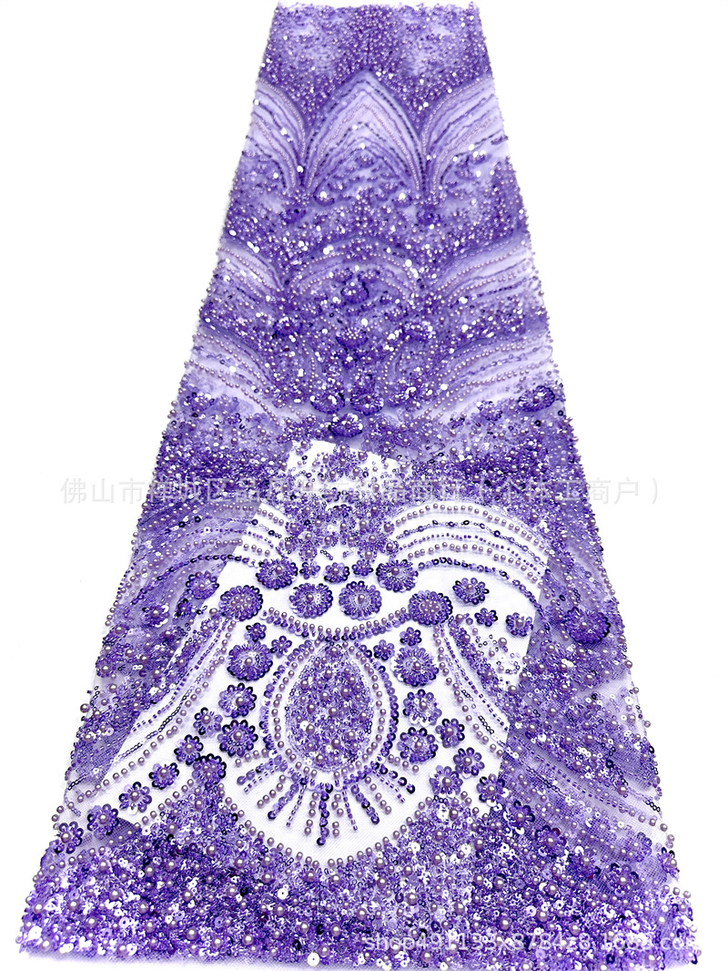 Nuevo vestido de novia de moda vestido de cena de moda tela de perlas brillante comercio exterior transfronterizo al por mayor
