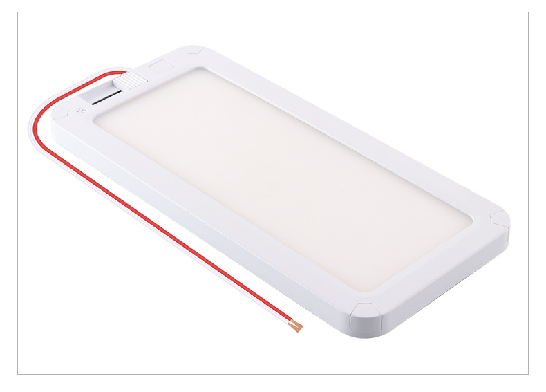 Cross-border new RV lights stepless dimming eye protection soft light reading lights three-color warm car lights car ceiling lights
