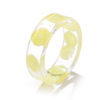 Ring, summer fruit resin, new collection, European style