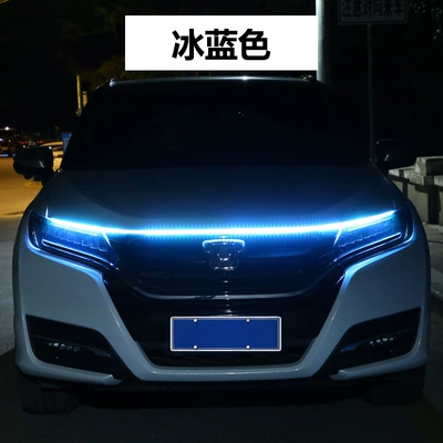 Gündüz işıqları — Front Engine Hood Light Strip - 12m-boxed-ice-blue-scan-activated-model