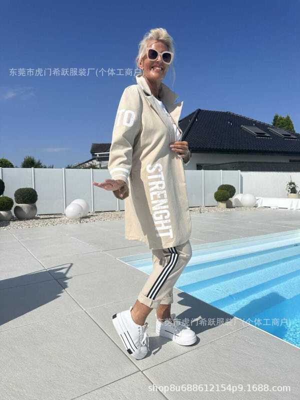 2025欧美跨境女装独立站亚马逊速卖通新款爆款女士字母套装休闲女|undefined