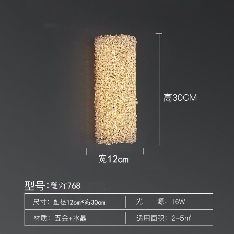 軽くて豪華なフランスの水晶の明かりの寝室のベッドのヘッドライトの客間のレストランのシャンデリアの高級感のボールの明かりの中山の家の装飾のイルミネーション|undefined