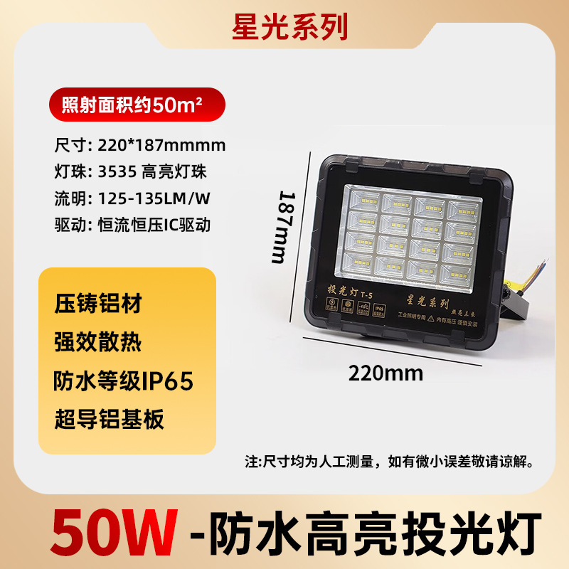 led投光射灯户外防水工业车间厂房室外照明庭院探照路灯超亮强光|undefined
