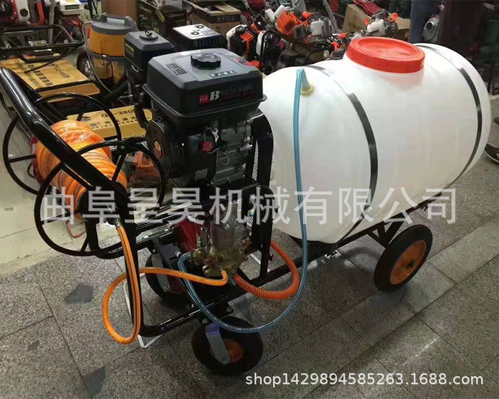 四冲程汽油打药机 推着行走喷药方便省力 果园杀虫喷药机批发价