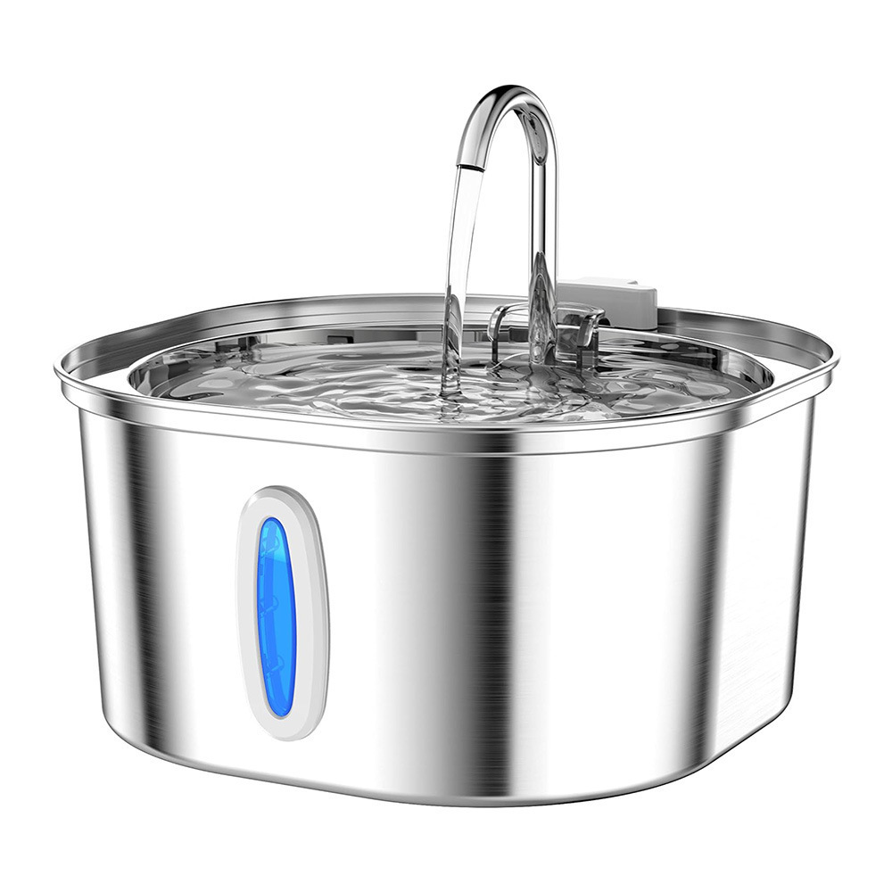 Amazon de acero inoxidable inteligente para bebidas de mascotas 3.2L filtro de circulación automática de gran capacidad alimentador de agua para gatos y perros