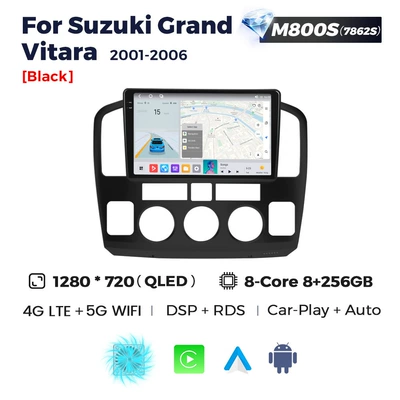 2001-2006 Android car | DVD Navigation - the-m800s-8256-eight-core-fully-network-compatible