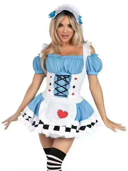 New Foreign Trade European and American Maid Amazon Ebay Popular Fashion Halloween Oktoberfest Maid Cosplay