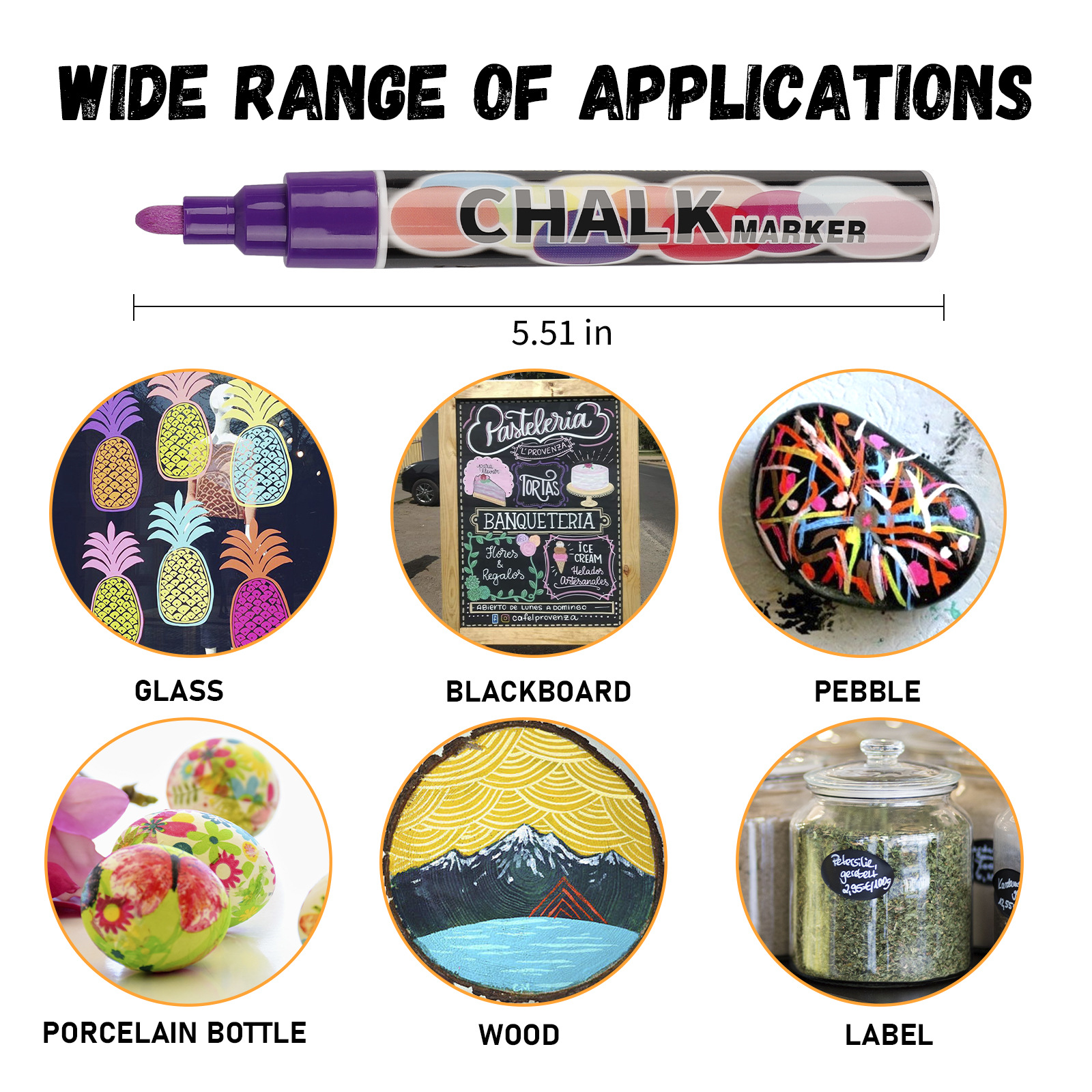 12-color liquid chalk markers, 3mm water-soluble, dust-free, suitable for children's doodling, erasable blackboard, fluorescent board pens, wholesale
