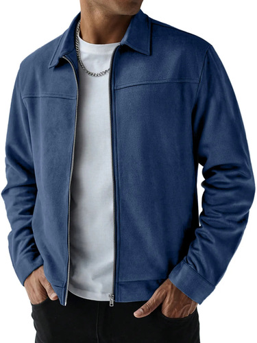 2025 Amazon Independent Store Autumn/Winter New Men's Fashion Faux Fur Casual Matchable Long Sleeve Jacket Men's Jacket
