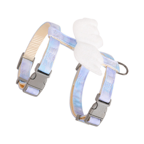 Wing cat rope I-shaped cat traction rope, anti-breakaway cat walking rope, gradient pet traction rope, cat supplies