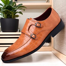 T 65912 Crocodile Pattern Business Casual Shoes ����������Ƥ