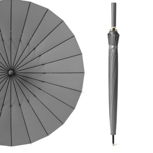 Umbrella Printable logo Straight Rod Advertising Umbrella Double Long Handle Wind-Resistant Umbrella 16 Bone Manual Business Gift Umbrella