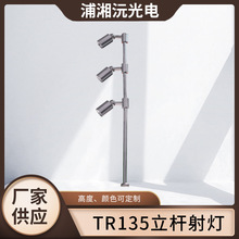 TR135LED立杆射灯可调角度展柜灯LED珠宝柜台灯厂家直销