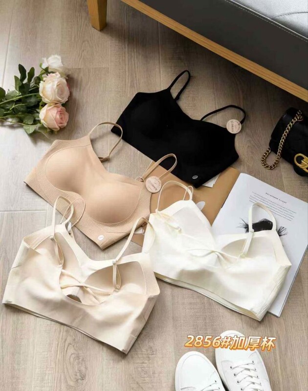 My Weiwei 2856 Full-Wrap Thickened Cup Bra Is Comfortable and Breathable, Preventing Slipping and Shaping a Natural Bustline