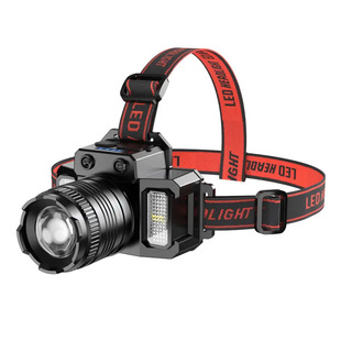 Cross-Border Intelligent Induction Headlamp Head-Mounted P50 Strong Light Fishing Work Headlamp Outdoor Work Light Miner's Lamp