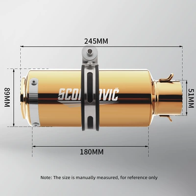 Motorcycle exhaust pipe – resistance