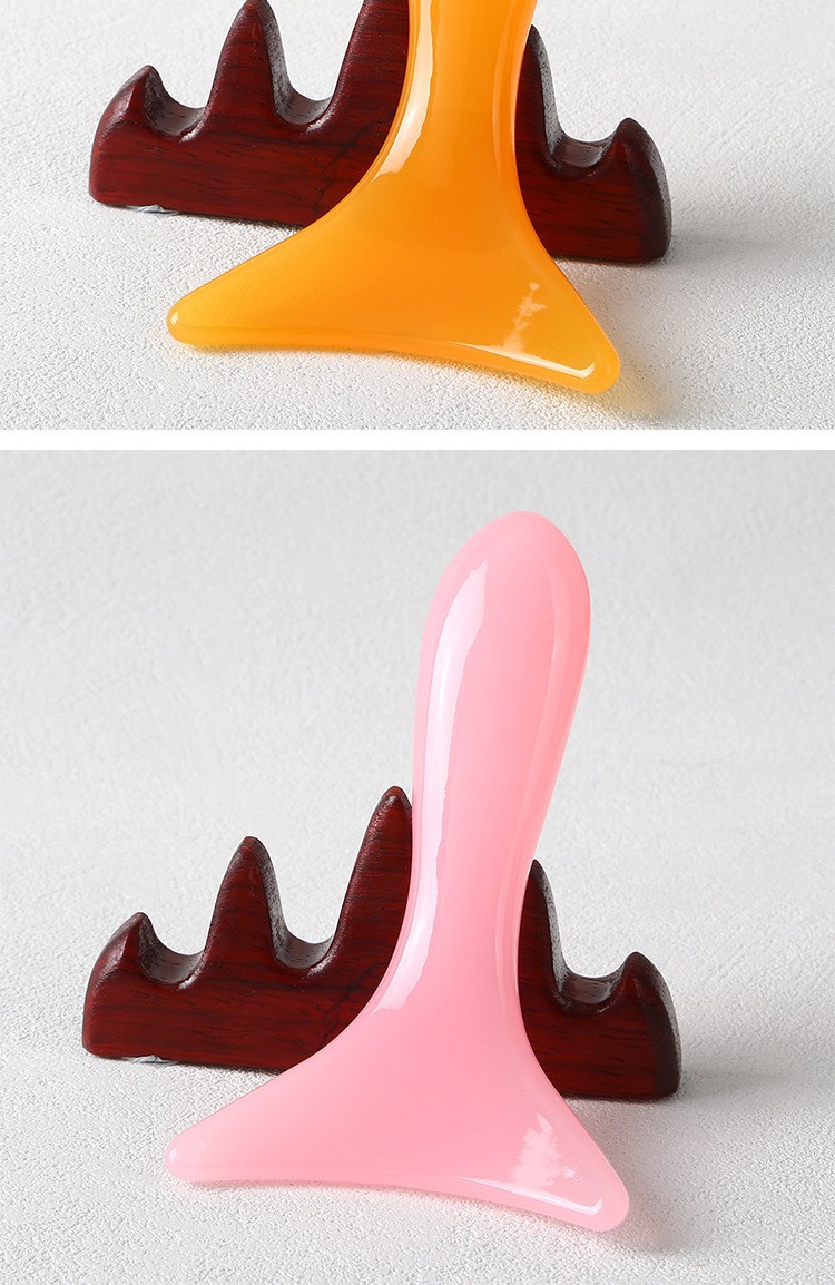 Gua Sha Scraping Tool Curved Resin Massage Board for Neck Back Full Body Manual Use preparation
