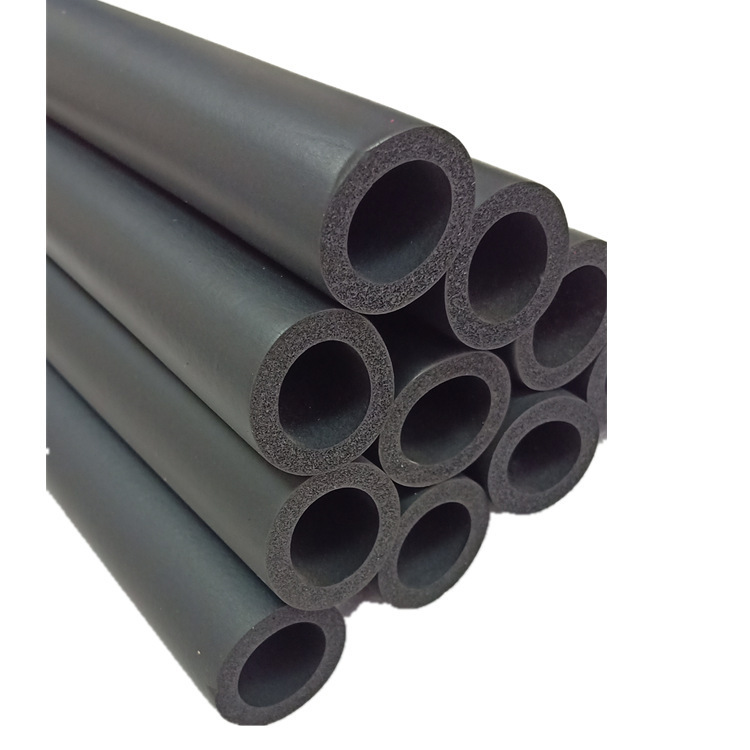 厂家生产直销运动器材手把保护套光面黑色 nbr橡塑磨面海绵管批发