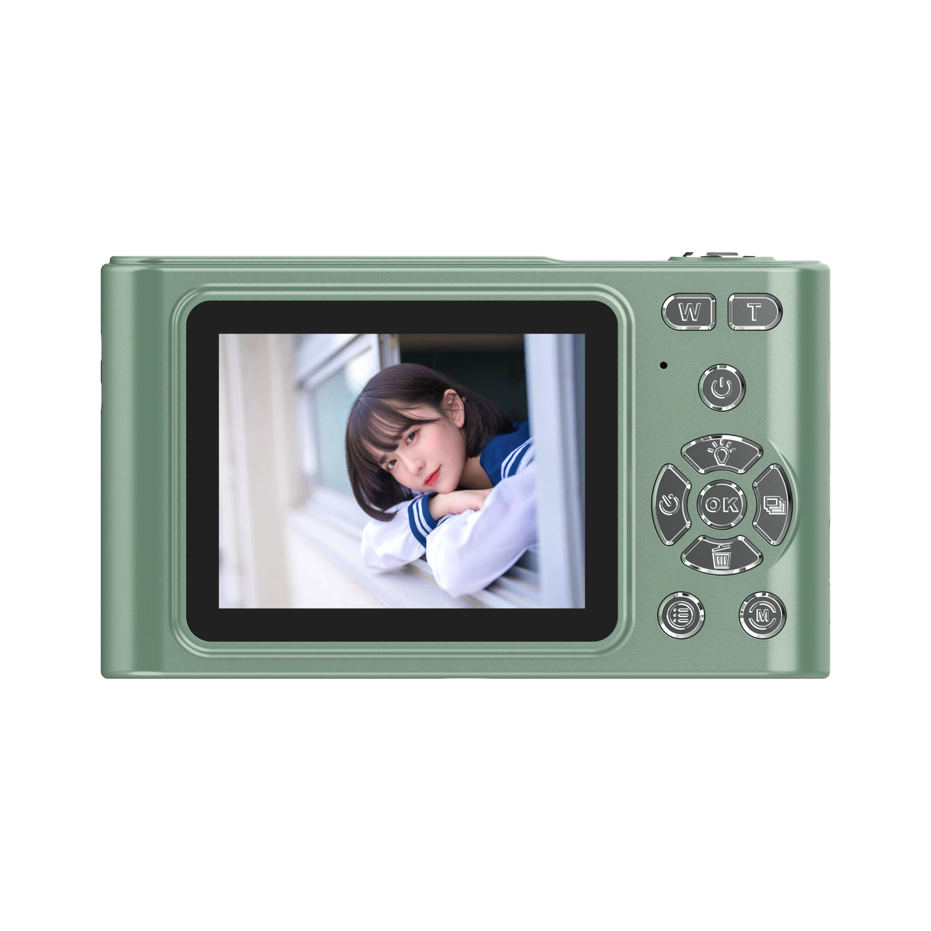 Новый в 2024 году фотоаппарат для студентов, начального уровня HD цифровой ретро CCD камера для съемки и путешествий