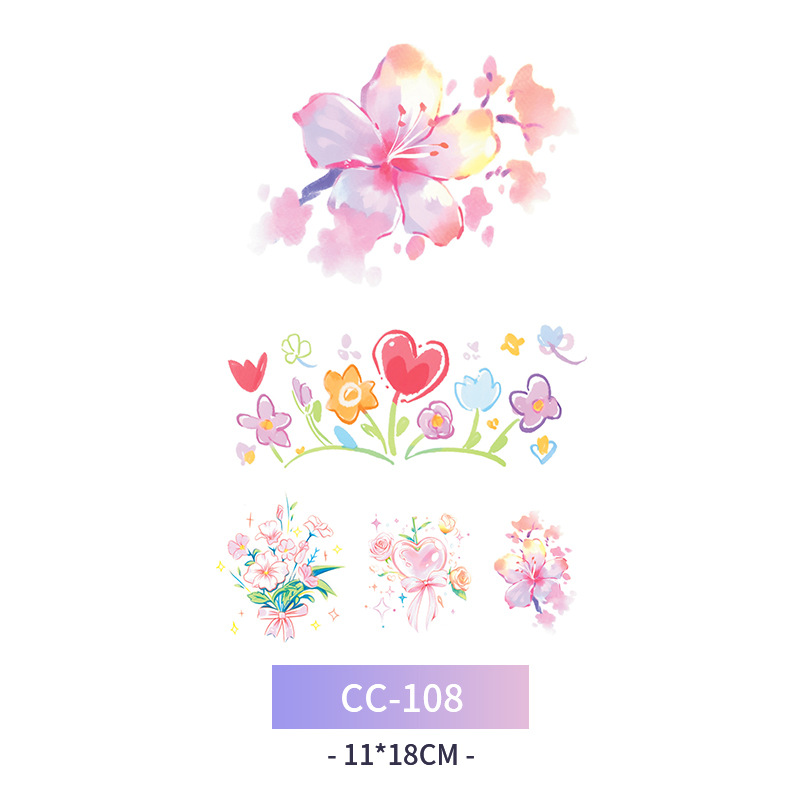 Transfronterizo en stock al por mayor de halloween colorido mariposa tatuaje pegatinas simulación sangrienta cicatriz pegatinas divertidas pegatinas impermeables