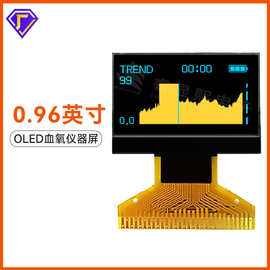 12864屏SSD1306小尺寸黄蓝双色显示屏0.96寸OLED