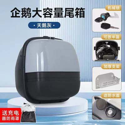 Aima, and Tailg Green Source | Electric car tail box - key-lock-double-side-buckle-swan-gray-bracket-no-specifications