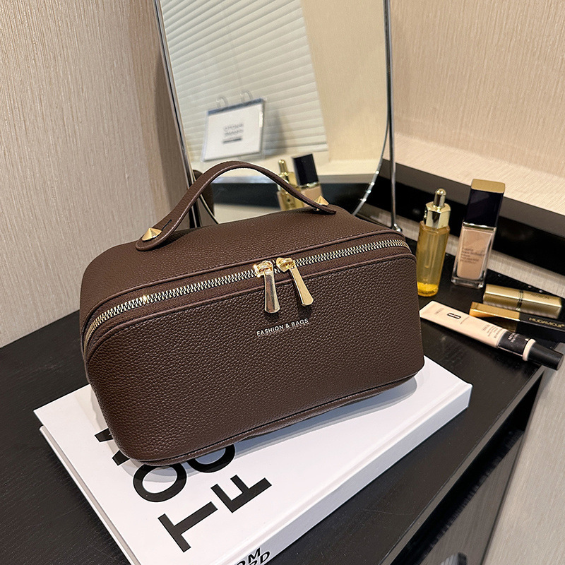 新しい大容量の化粧品バッグ、シンプルでハイエンドのポータブル化粧品バッグ、旅行用ポータブルトイレタリーバッグ|undefined