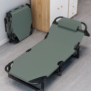 Folding Bed Sheets for Home Use, Simple Nap Office, Adult Nap, Military Cot, Companion, Convenient Recliner