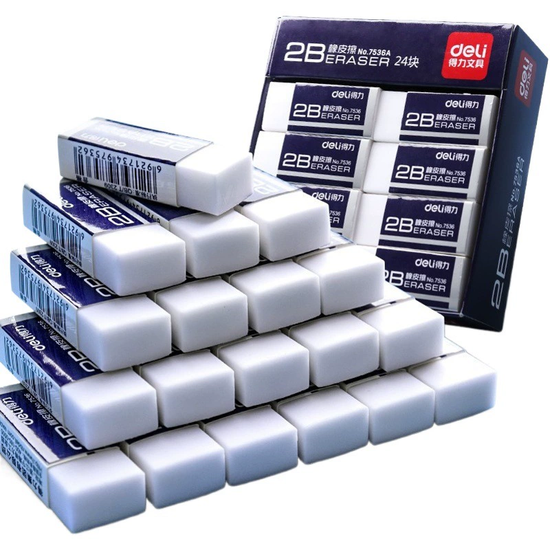 Deli 2b Eraser Учащиеся начальной школы Без перхоти Специальная Чистка Без меток Дети 4b Резина Оптовая Экзамен в детском саду