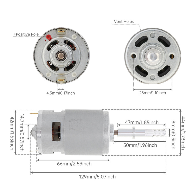 775 DC モーター 18V 14000RPM ハイパワー送風機モーターマイクロモーター|undefined