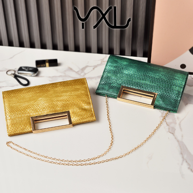 2025 bolso de cena de cuero clásico bolso de mano para mujer bolso de mensajero con patrón de cocodrilo bolso de PU bolso de hombro para mujer de fiesta lote