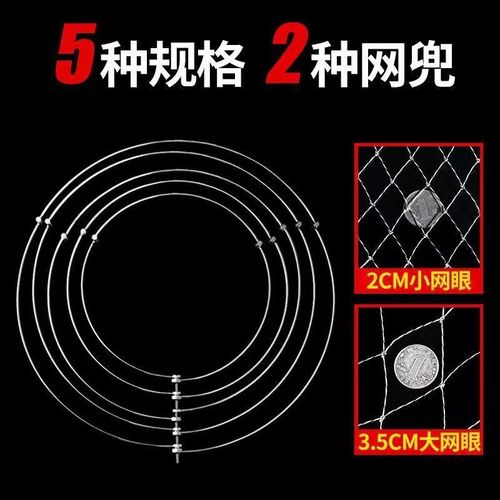 Solid copy net head stainless steel folding one-piece round triangle circle 8mm screw large object copy net Dali horse net