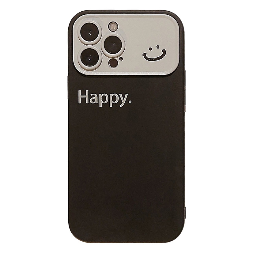 Smiley simple Inglés iphone15 funda para teléfono móvil 14promax Apple 16 anti-caída 13 funda suave Xr para Huawei