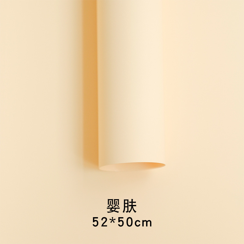 Huaxi espesar 7,5 seda dopamina color sólido papel de moda impermeable flor embalaje de papel floral ramo floral al por mayor transfronterizo