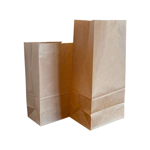 Printed portable gift bags, clothing store packaging bags, baking takeaway storage square bottom kraft paper bags wholesale