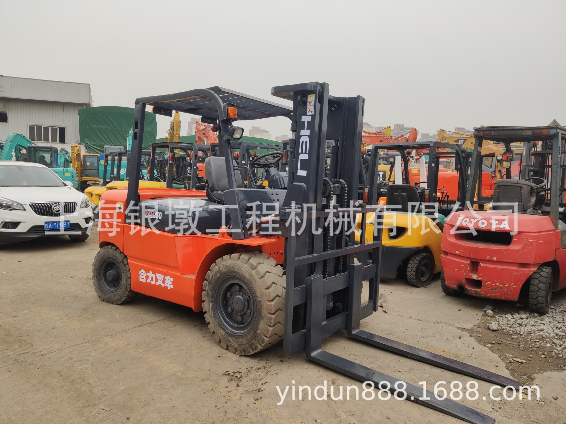 供应合力50叉车 HELI 50 叉车 合力5吨集装箱叉车