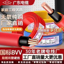 �㶫����AAA�ƹ���BVV10 16 25 35 50ƽ��˫�ܴ�ͭо���̵�������