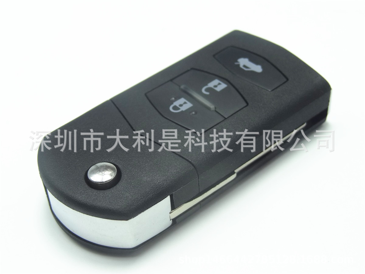 汽车钥匙外壳适用于马自达３键遥控钥匙外贸速卖通