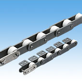 椿本RF2040R-P 工程塑料滚子链条 工业碳钢传动件