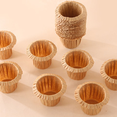 Top hat cup, muffin cup, paper cup, oil-resistant cup, paper, high-temperature resistant, baking, household, disposable, birthday cake paper tray, wholesale