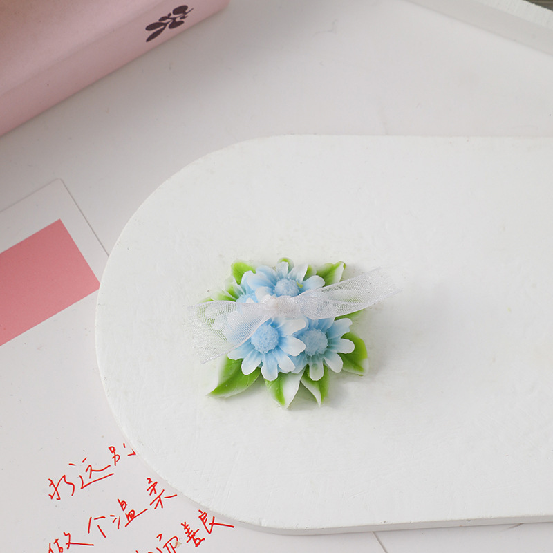 ins小雏菊花朵造型香薰蜡烛diy拍摄道具洋甘菊蜡烛情人节礼品|undefined