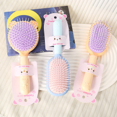 新商品のキャンディー色のエアクッションの美容櫛の女の子の携帯用の大きいサイズの櫛のマッサージのエアクッションの櫛の頭の皮のマッサージのエアバッグ