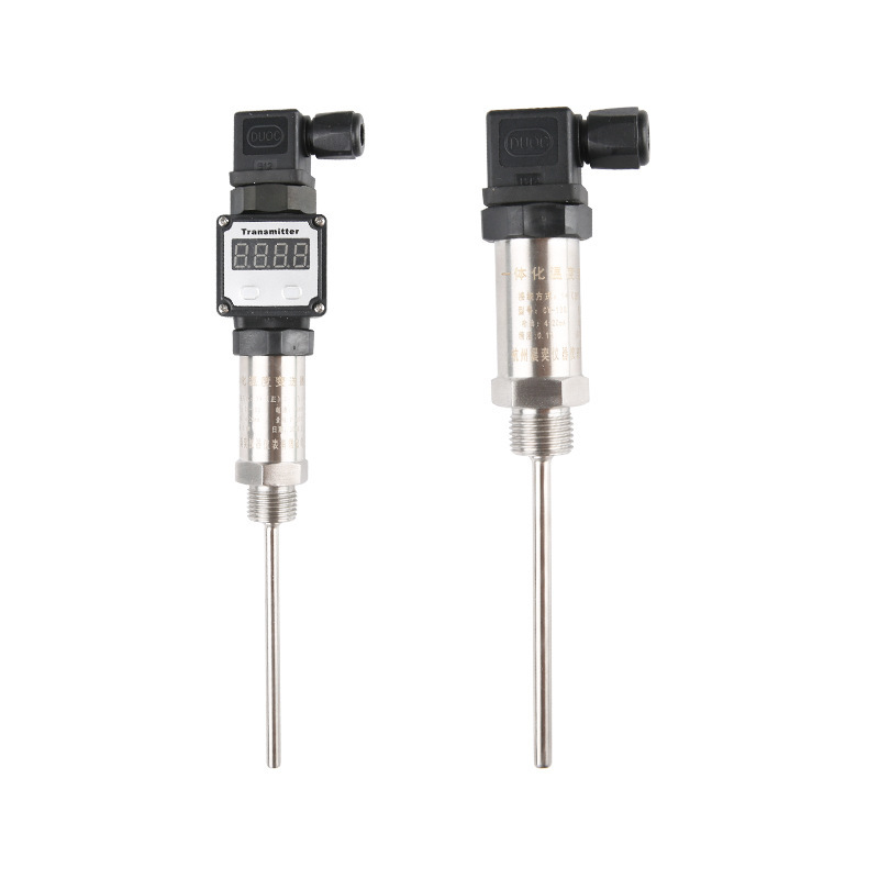 pt100温度传感器插入式一体化变送器4-20ma输出赫斯曼热电阻测温