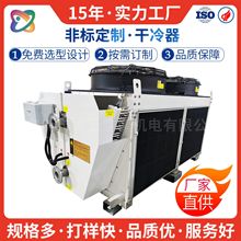 非标新款干冷器双风机液冷干式冷却器干盘管工业制冷换热源头工厂