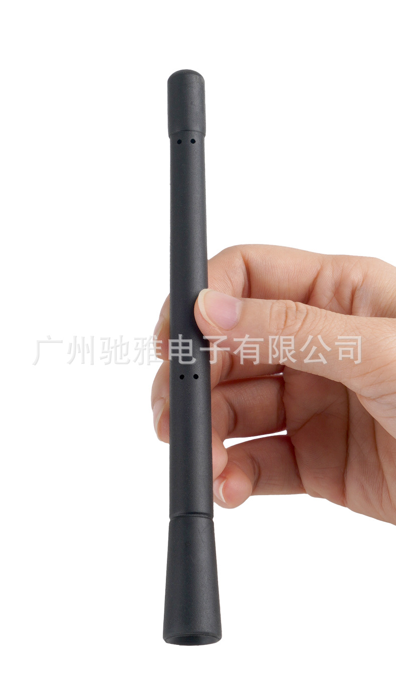 Car Signal Enhancement Radio Telescopic Antenna Pole Universal Modified Car Roof with Exterior Decorative Rubber Antenna Pole